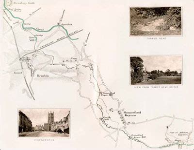 Thames Head map by Henry Taunt from his book "A New Map of the River ...