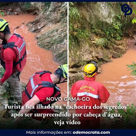 Turista Fica Ilhado Na Cachoeira Dos Segredos Ap S Ser Surpreendido