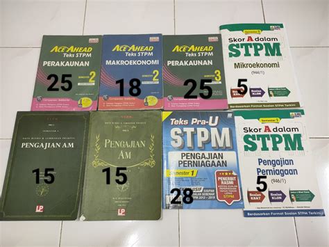 Stpm Semester 1 2 3 Perakaunan Perniagaan Pengajian Am Hobbies