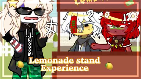 Lemonade Stand Experience Country Humans Gacha YouTube