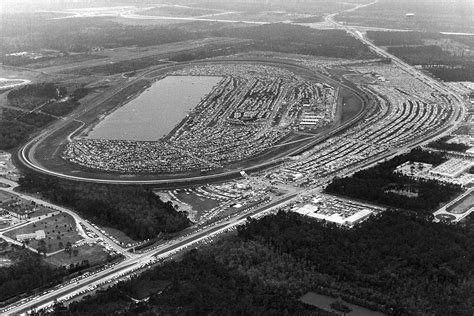 One Of The First Aerials Of The Track Daytona International Speedway