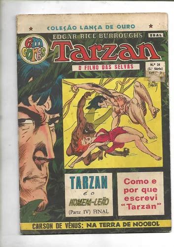 Tarzan Em Cores 2ª Serie Nº 24 Nov 1974 Lança Ouro Ed Ebal MercadoLivre