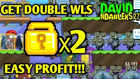 Easy Profit Doubel Wl Profit Simpel Growtopia Growtopia