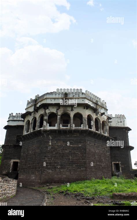 Daulatabad Deogiri Fort Facade Aurangabad Maharashtra India Stock