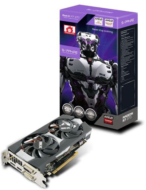 سعر SAPPHIRE Dual X R7 370 2GB GDDR5 OC فى مصر EGPrices