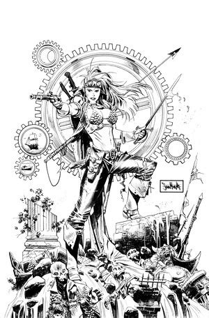 Dynamite Legenderry Red Sonja One Shot Sean Murphy Line Art Virgin