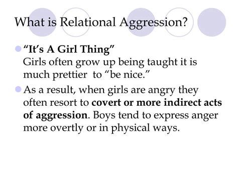 PPT - Relational Aggression PowerPoint Presentation, free download - ID:4657567