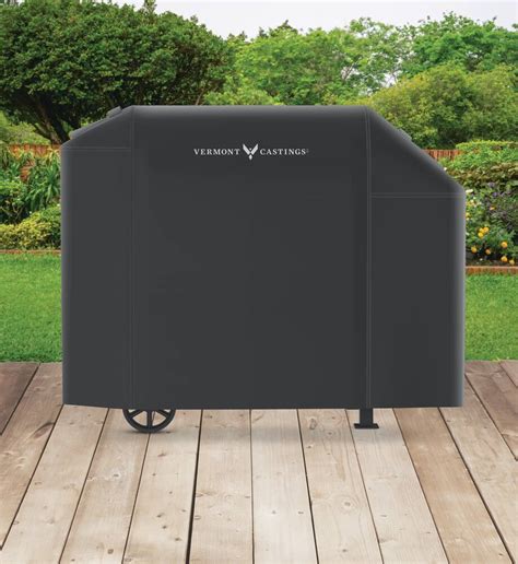 Vermont Castings Heavy Duty Pellet Grill Cover Waterproof And Uv Resistant Large Black