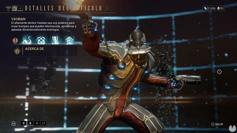 Warframe Vauban Cómo Conseguirlo Planos Requisitos Y Estadísticas