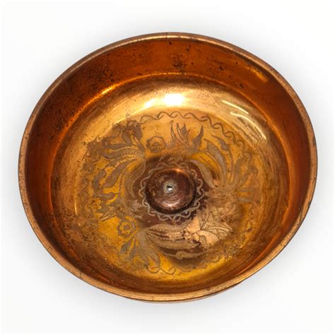 Antique Turkish Hammam Bowl Turkish Bath Copper Bowl Dervis Natural Textile