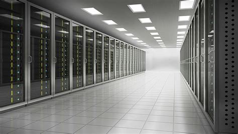 Hd Wallpaper Black Internet Hub Data Center Server Technology