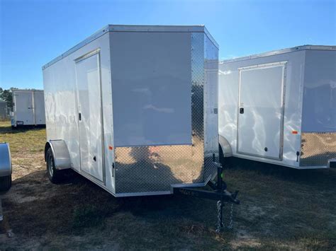 2021 Rock Solid Cargo 6 X 12 SA Cargo Enclosed Trailer Living