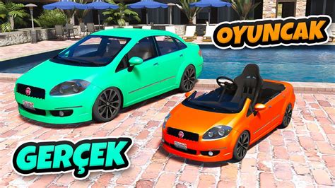 Oyuncak Araba vs Gerçek Araba 4 Farklı Havuz Parkurunda GTA 5 YouTube