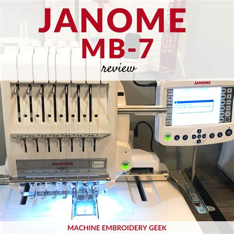 Janome Mb Review A Perfect Entry Level Multi Needle Machine