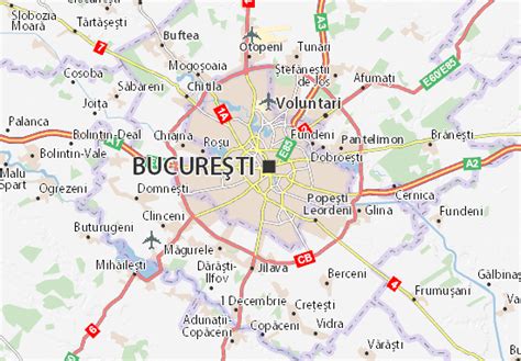 Mapa Michelin Bucureşti Sectorul 4 Plano Bucureşti Sectorul 4