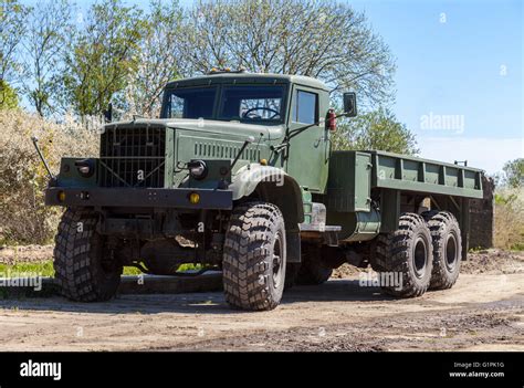 Soviet Military Truck Stock Photo Alamy