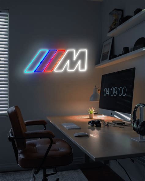 Bmw M Logo Car Neon Sign Bmw Neon Sign Logo Neon Sign Etsy Canada