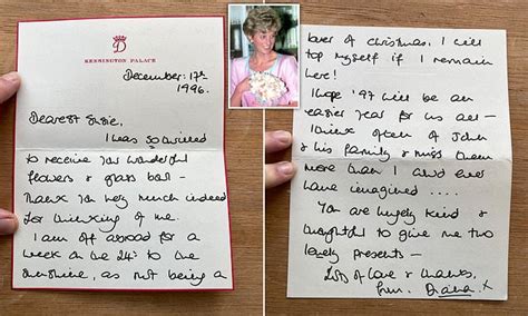 Letter Written By Princess Diana 8 Months Before Her Death Says She Hoped 1997 Will Be Easier