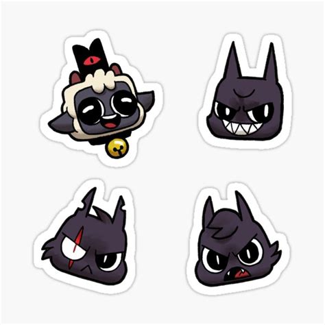 "Cult of the Lamb characters" Sticker for Sale by RensKeep | Redbubble