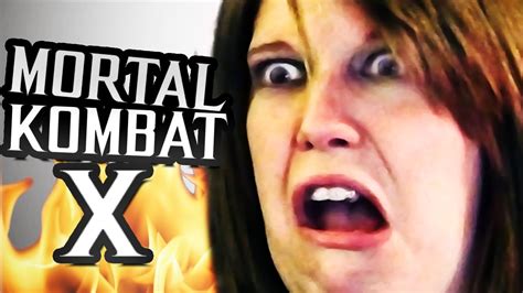 Girlfriend Reacts To Fatalities In Mortal Kombat X Youtube