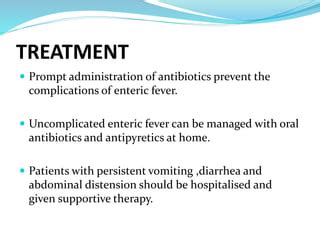 Enteric fever | PPT