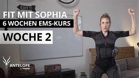 Min Full Body Ems Tennis Training I Antelope X Sophia Bergner I