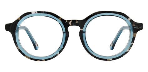 Helene Round Prescription Glasses Blue Womens Eyeglasses Payne Glasses