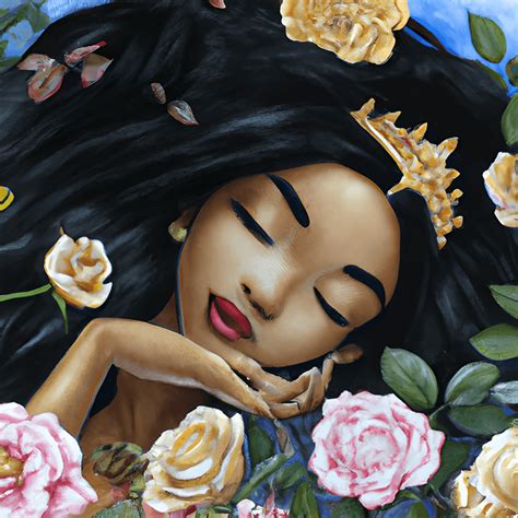 Sweet Sleeping Melanin Snow White Disney Animation · Creative Fabrica