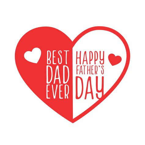 Best Dad Ever Happy Father S Day Heart Background 41431223 Vector Art At Vecteezy