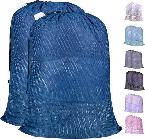 Heavy Duty Extra Large Mesh Laundry Bags With Id Tag And Locking