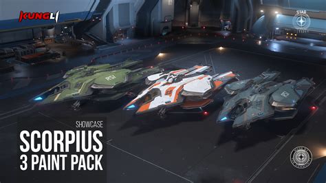 Rsi Scorpius 3 Paint Pack Showcase Star Citizen Kungli