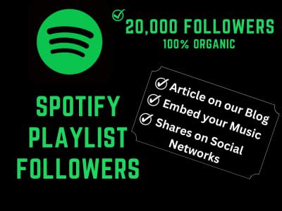 Spotify Playlist Followers And Spotify Music Promotions Upwork