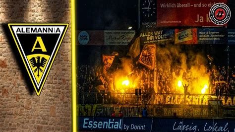 Alemannia Aachen Ultras Pyro Show Against Fortuna Cologne Ft