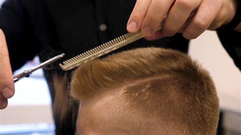 Close Up Of Men's Hair Cutting Scissors In Stock Footage SBV-348587060 - Storyblocks