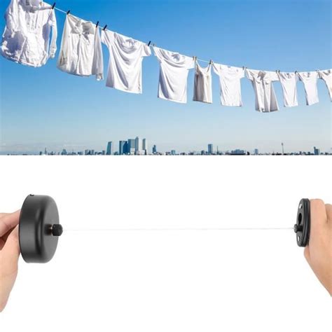 Ligne De Cintre Corde À Linge Rétractable En Acier Inoxydable 304 Pour