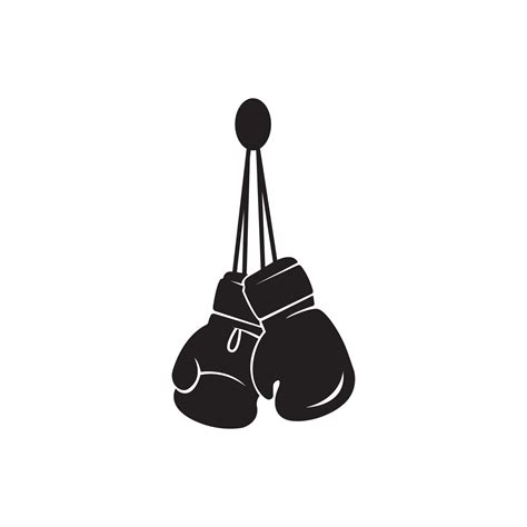 Boxing Gloves Logo Vector Icon Illustration Vector Art At Vecteezy