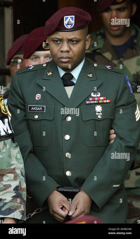 File In This Monday April 25 2005 File Photo Sgt Hasan Akbar Is Led From The Staff Judge