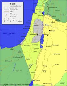 Free PDF Printable Palestine State Map With Labels