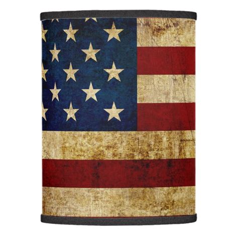 Usa Grunged Flag Lamp Shade Zazzle