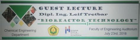 Kuliah Tamu Dipl Ing Leif Tretbar Dari Flensburg University Of