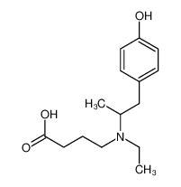 Ácido 4 etil 1 4 hidroxifenil propan 2 il amino butanoico CAS