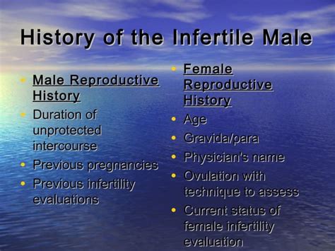 Diagnosis and management of male infertility