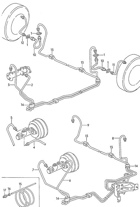 Volkswagen Polo 1991 1994 Brake Pipe Brake Hose Vag Etka Online