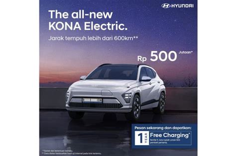 Hyundai Resmi Buka Pre Booking All New Kona Electric Harga Mulai