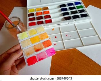 Watercolor Painting Process Stock Photo 588749543 | Shutterstock