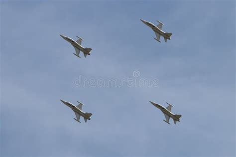 Spanish Air Force Fighter Jet Planes on Display Stock Image - Image of ...