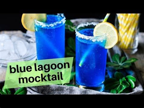 Blue Lagoon Mocktail Savor The Flavour Mocktails Happy Hour Drinks