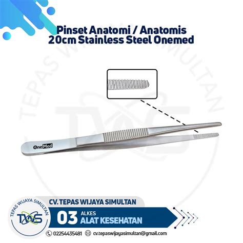 Jual Pinset Anatomi Anatomis Cm Stainless Steel Onemed Shopee Indonesia