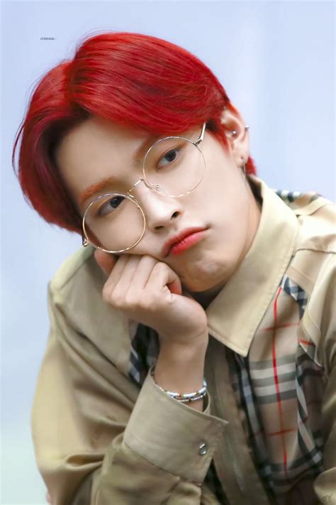 Ateez Hongjoong Kim Hongjoong Red Hair Kpop