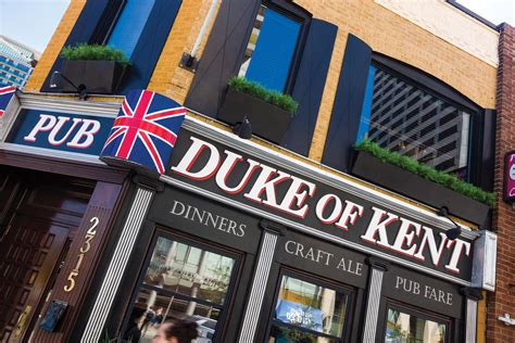 Midtown Toronto Meets The English Corner Pub Duke Of Kent Has Been